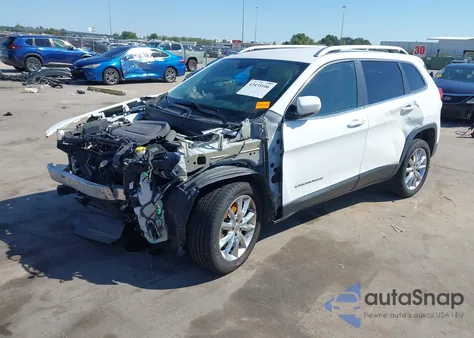 2016 Jeep Cherokee Limited z USA, uszkodzony, nr VIN 1C4PJLDB8GW165133